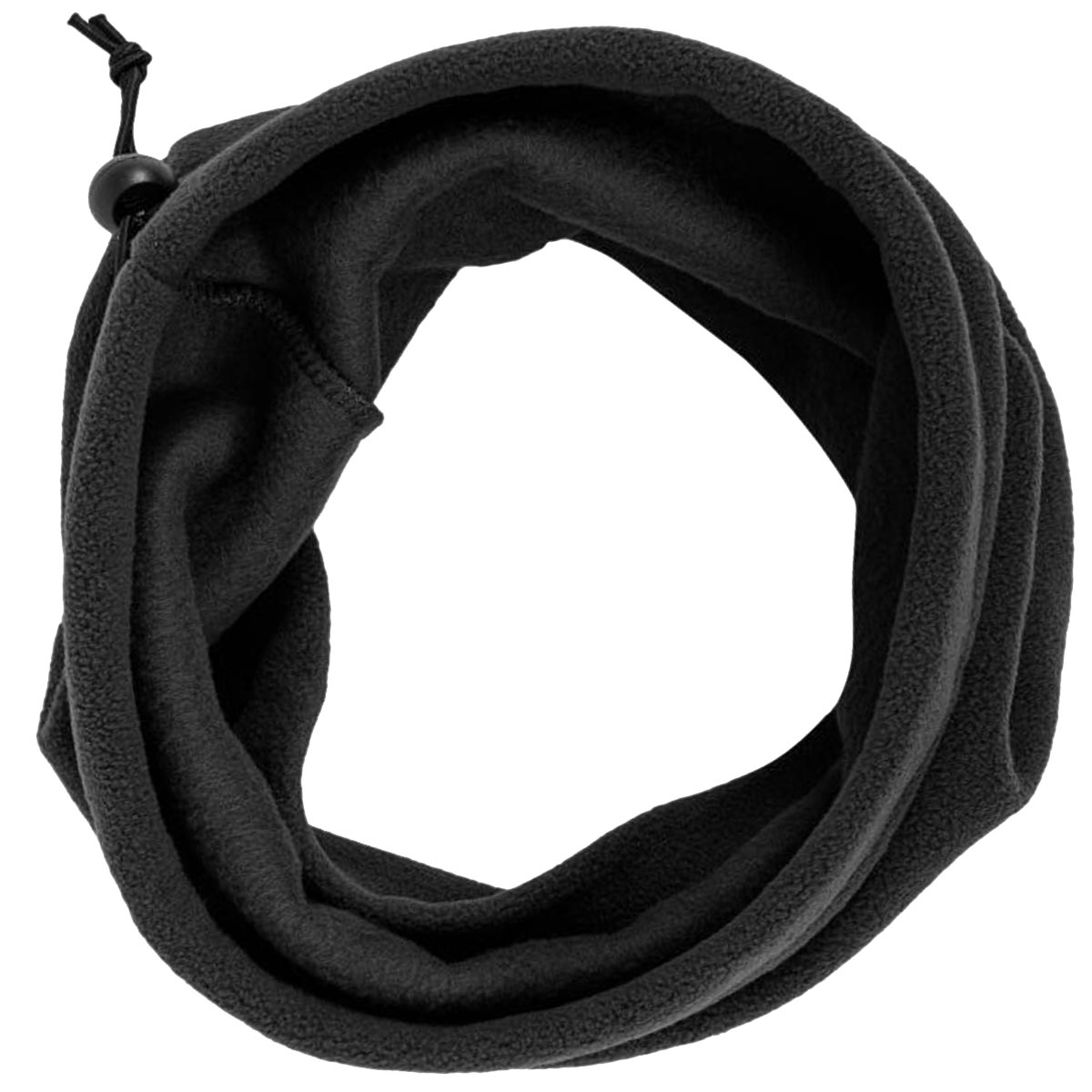 highlander polar fleece neck warmer black compact