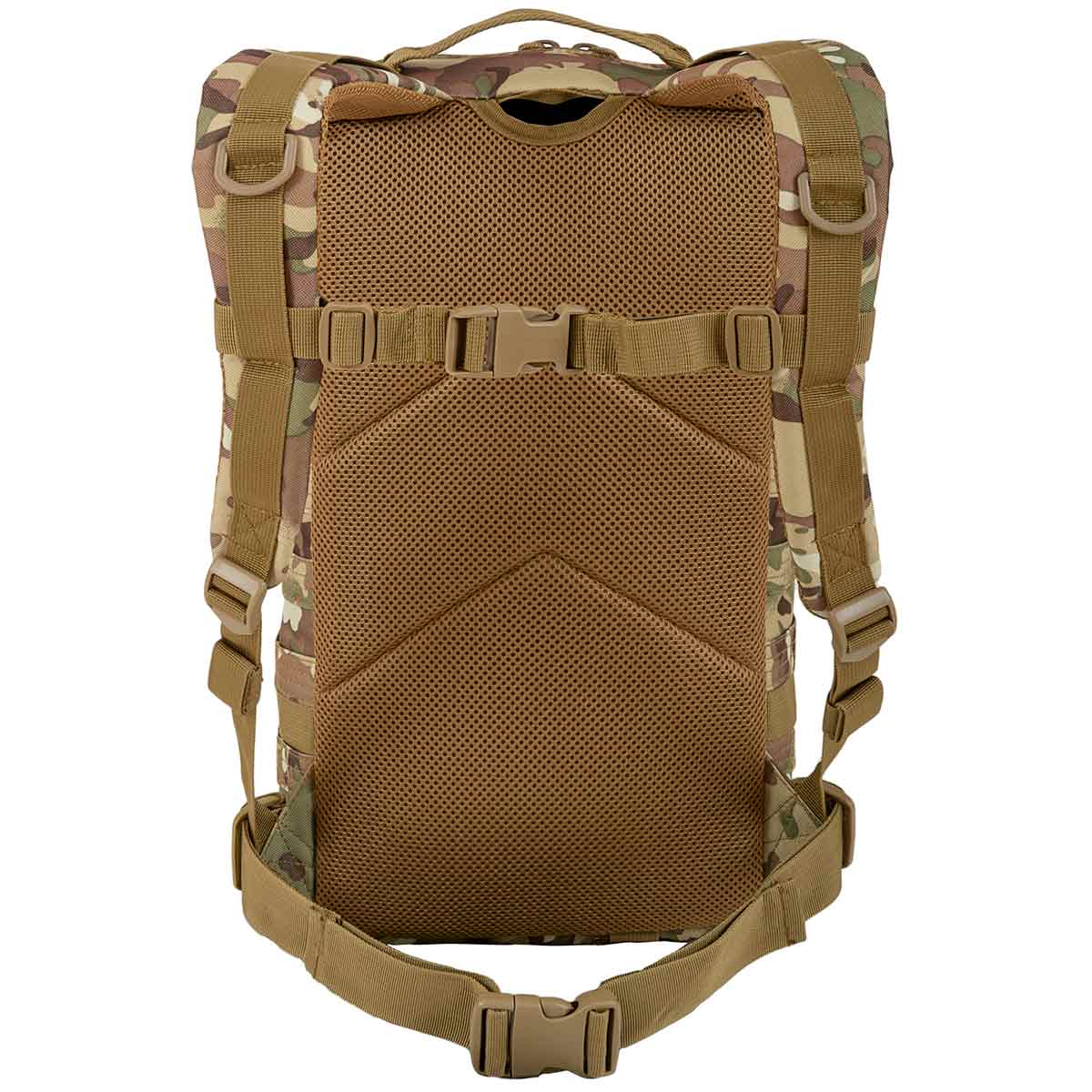 rear of highlander recon 28l pack hmtc camo