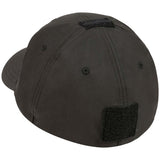 Rear of Highlander Tactical Baseball Cap Black