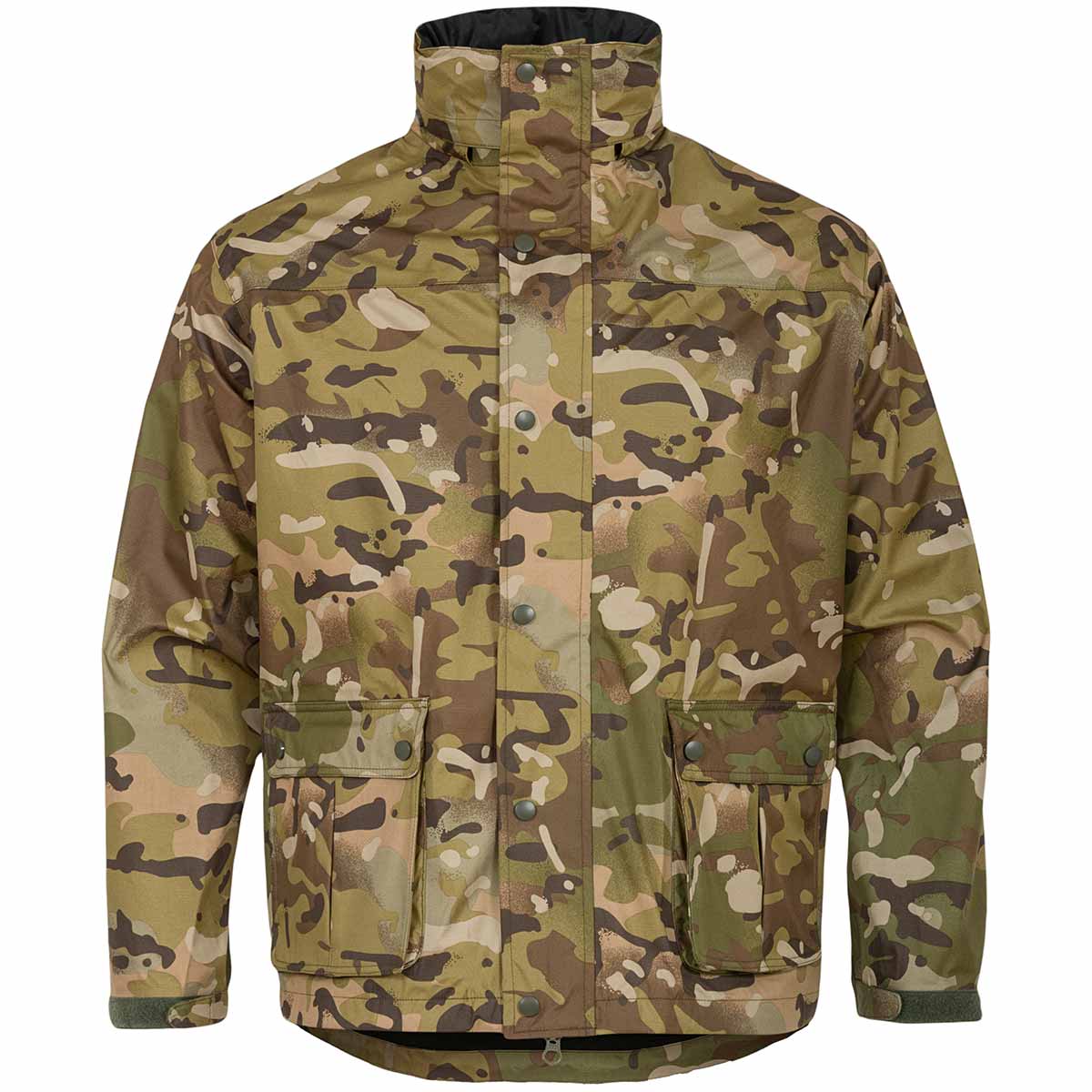 Front View of Highlander Tempest Waterproof Jacket HMTC