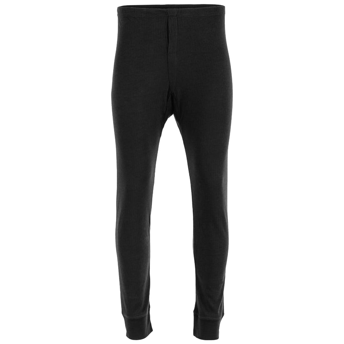 highlander thermal long johns black front view