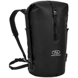 highlander troon waterproof drybag duffle 45l black