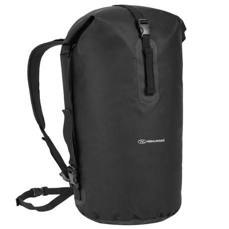 highlander troon black waterproof pvc duffel bag