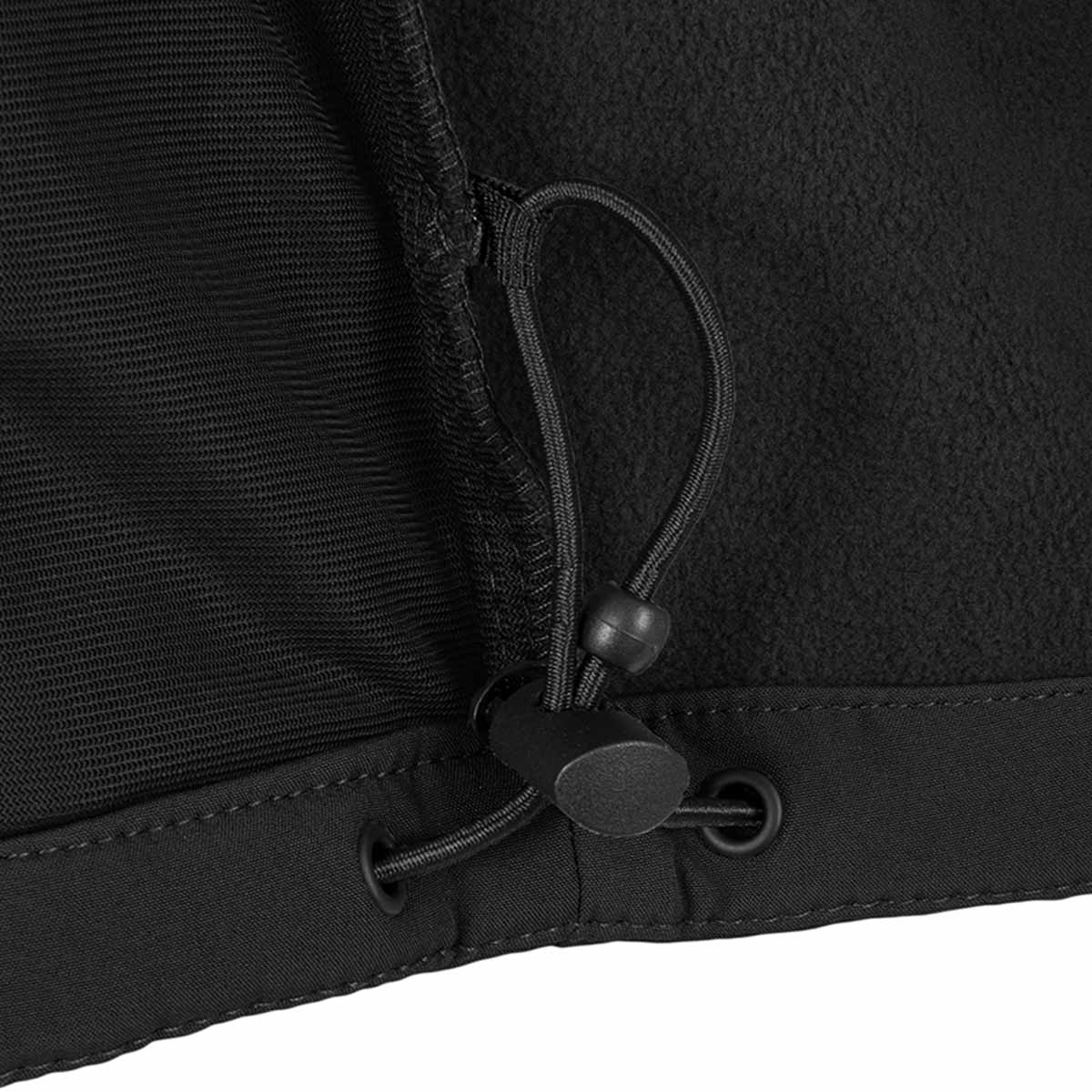 highlander waterproof odin soft shell black jacket sleeve hem toggle