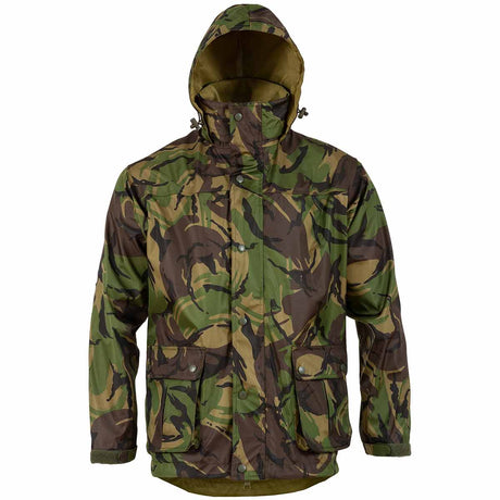 hood up highlander tempest waterproof jacket british camo