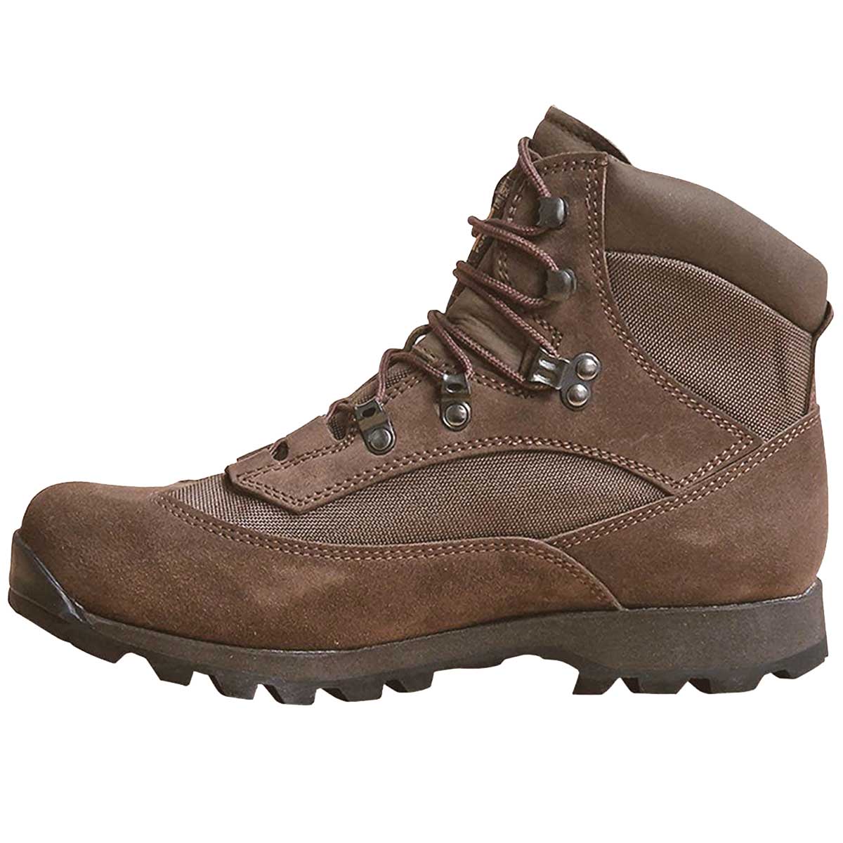 inner side view of brown mk2 altberg base walking boot