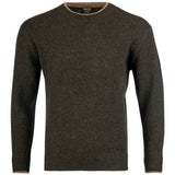 jack pyke ashcombe crewknit jumper dark olive