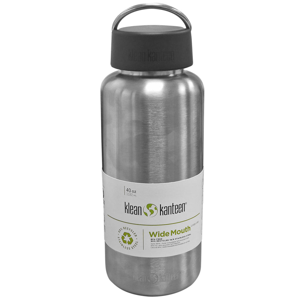 Buy Klean Kanteen 40oz 1182ml Wide Water Bottle with Loop Cap – Biome US  Online