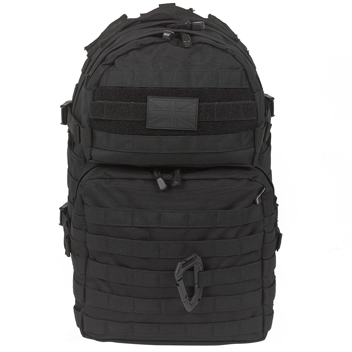 kombat 40 litre molle assault pack black front