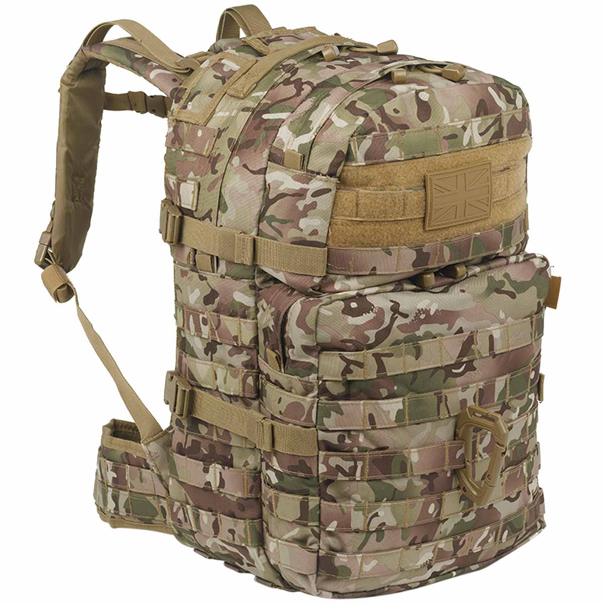 kombat 40 litre molle assault pack btp camouflage