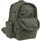 kombat 60l olive viking patrol pack with utility pocket