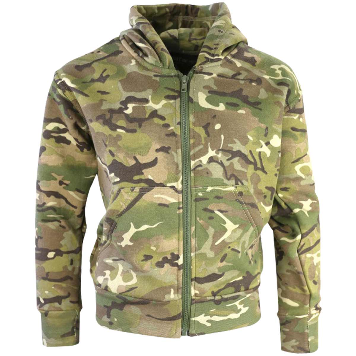 Kids Camouflage Army Hoodie