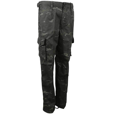 kids camo trousers btp black camo