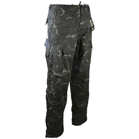 kombat tactical acu assault trousers black camo