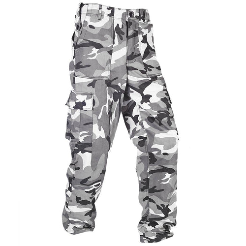 Men's Casual Multi Pocket Army Camo Trousers Classic Camouflage Cargo Pants  (Black Camo, 36x30) - Walmart.com