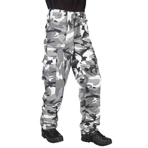 MENS CASUAL WORKWEAR CAMOFLAUGE CAMO WODLAND OUTDOOR ARMY COMBAT TROUSERS  PANTS  Gillicci Clothing