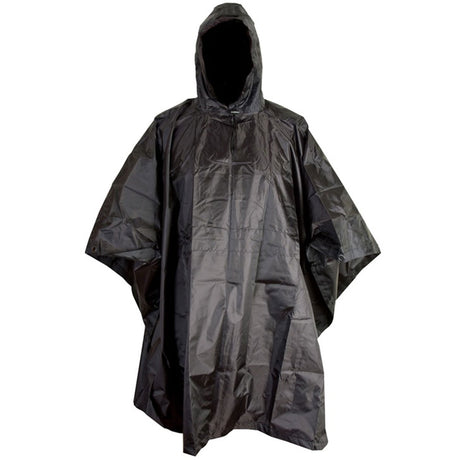 kombat waterproof poncho black