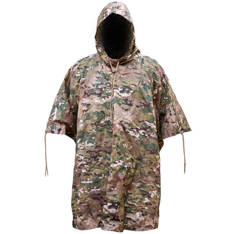 kombat waterproof poncho btp camo