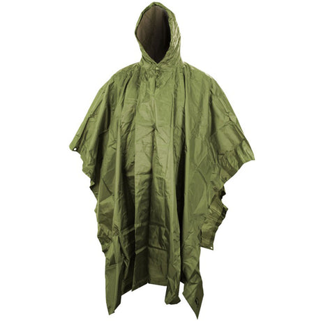 kombat waterproof poncho olive green