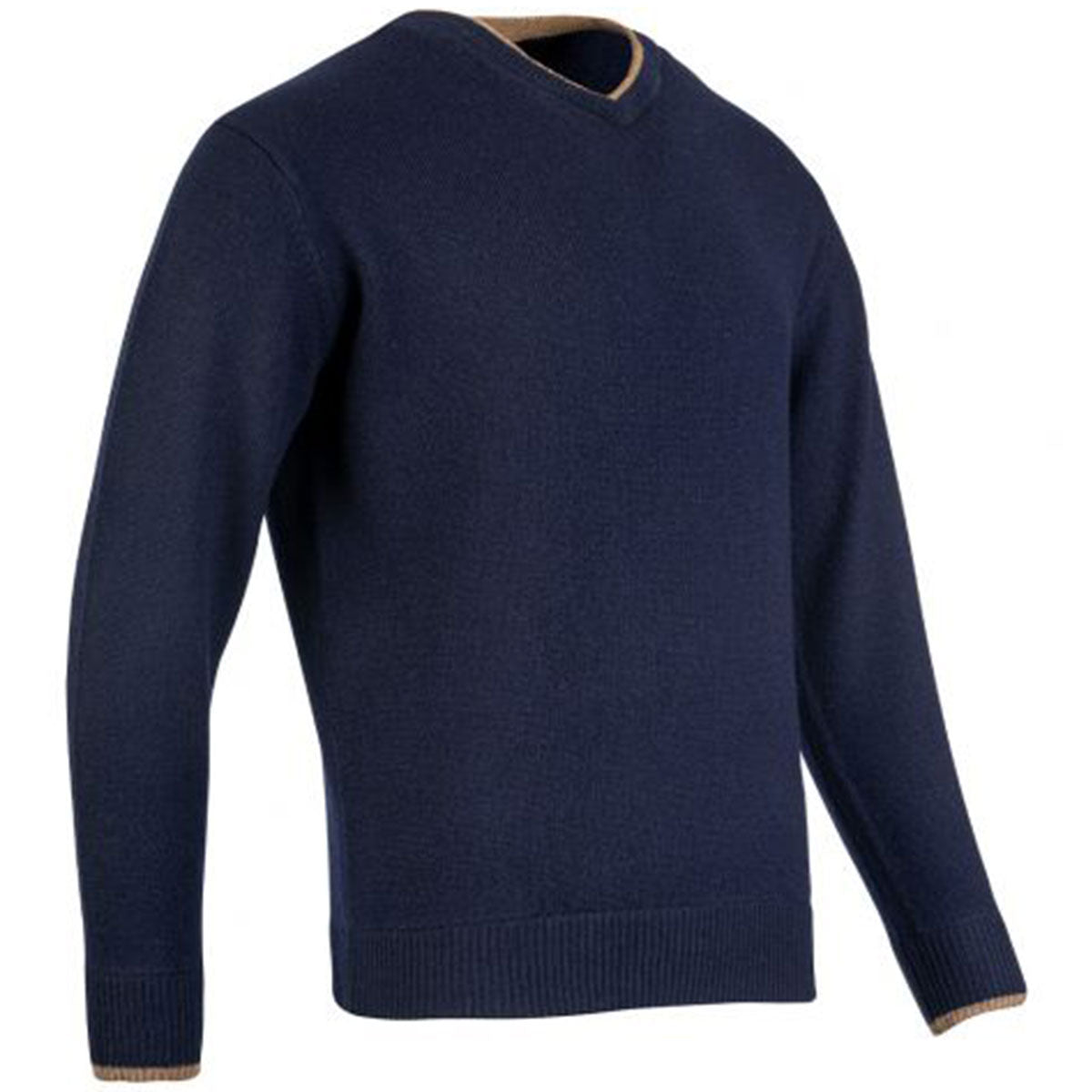  lambswool all weather jack pyke ashcombe v neck pullover navy jumper