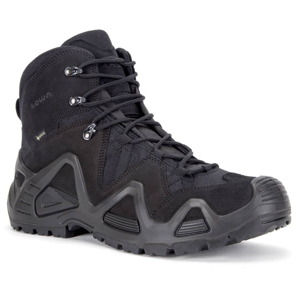 Lowa Zephyr GTX Mid Black Boot - Free Delivery | Military Kit