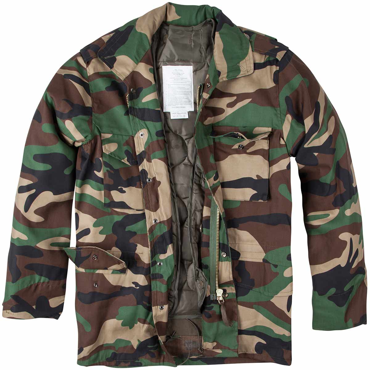 M65 Field Jacket Woodland Camo - Free UK Delivery | Military Kit