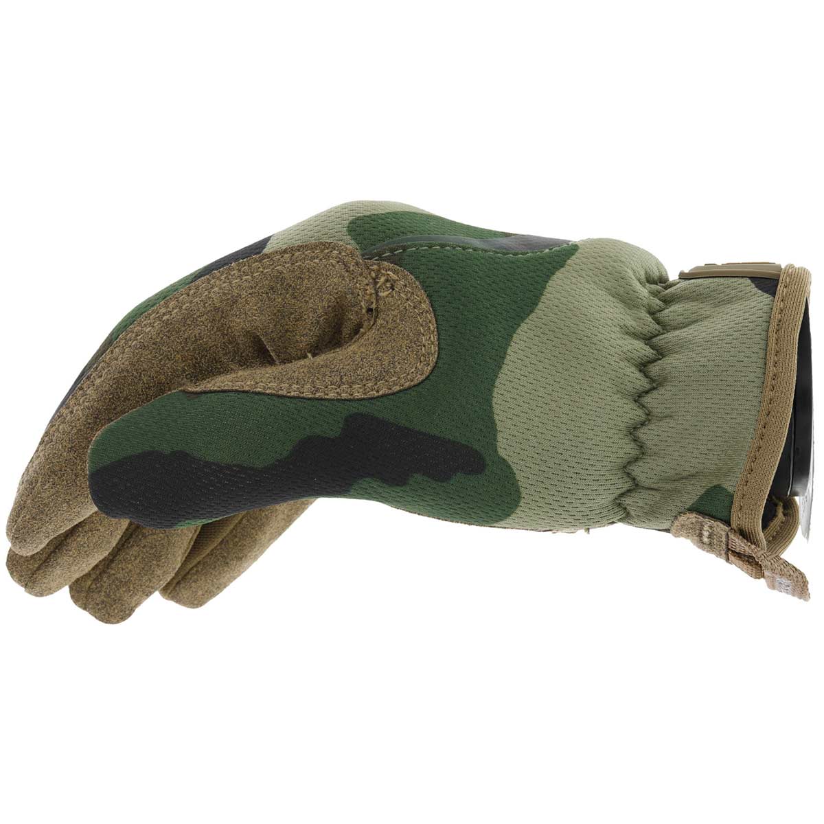 thumb of mechanix fastfit glove woodland camo