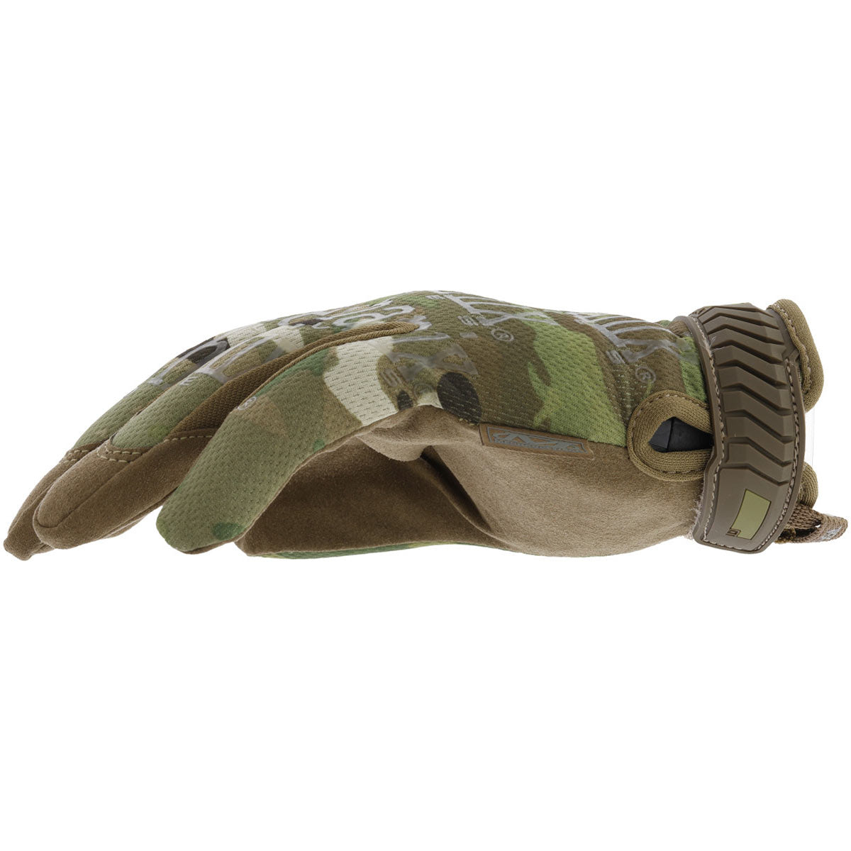 side view of mechanix multicam original glove