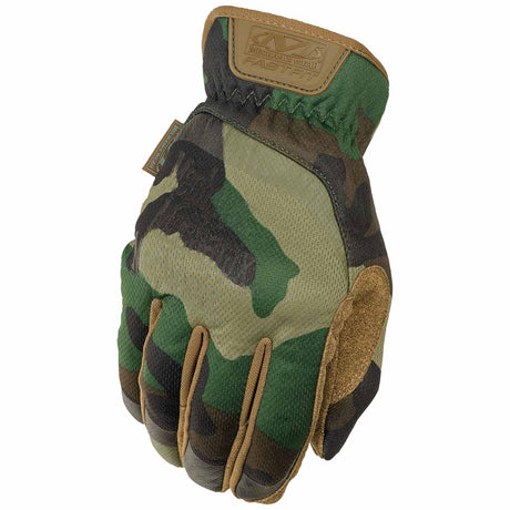 mechanix wear fastfit glove woodland camo