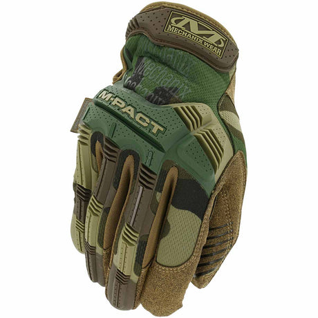 mechanix wear m-pact glove woodland camo