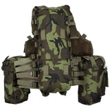 rear of south african assault vest czech woodland