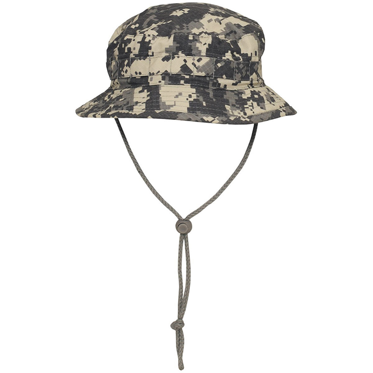 mfh special forces ripstop bush hat chinstrap acu digital camo