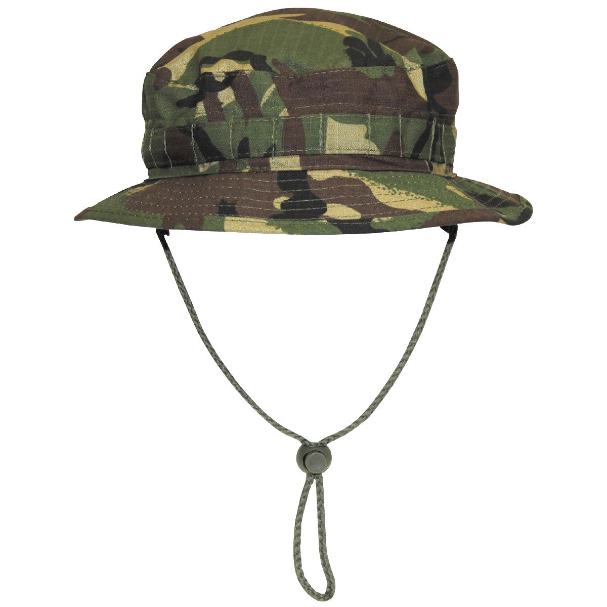 DPM Camo Bush Hat with chinstrap