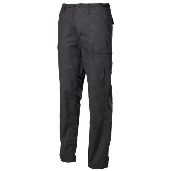 NEW BLACK BDU Combat Trousers Ripstop Polycotton, Cargo, Security, Uniform  £19.95 - PicClick UK