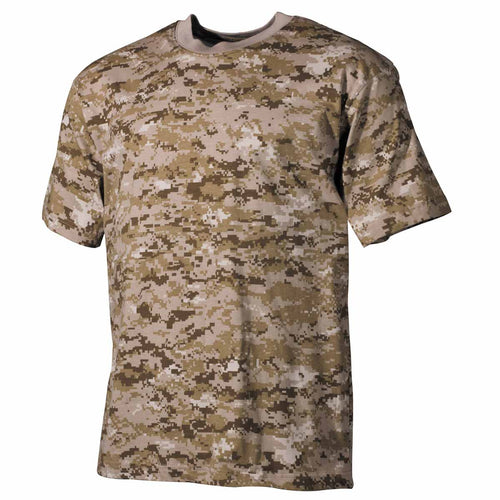 MFH Military T-Shirt Digital Desert Camouflage | Military Kit
