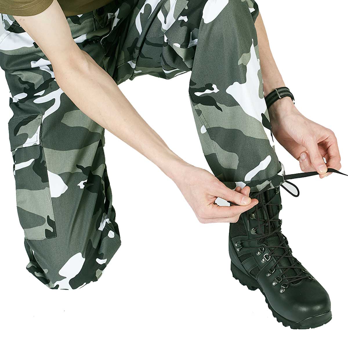 mil tec bdu ranger combat trousers urban camo ankle ties