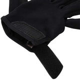 mil tec combat touch gloves black wrist closure