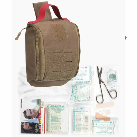 mil-tec ifak first aid kit 25 piece dark coyote