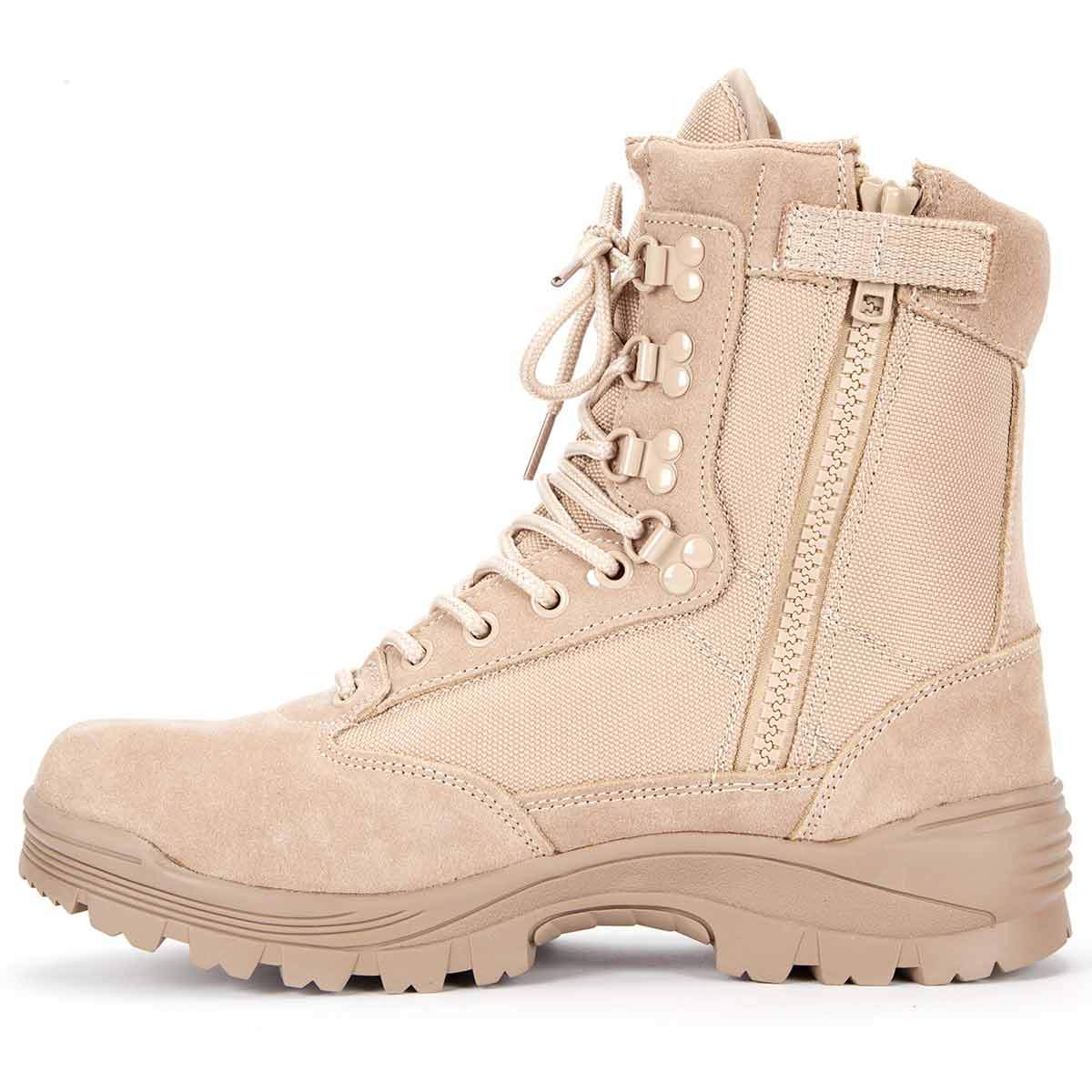 Khaki combat boots hotsell