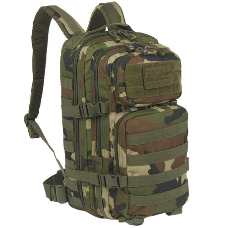 mil tec molle assault pack 20 litre woodland camouflage