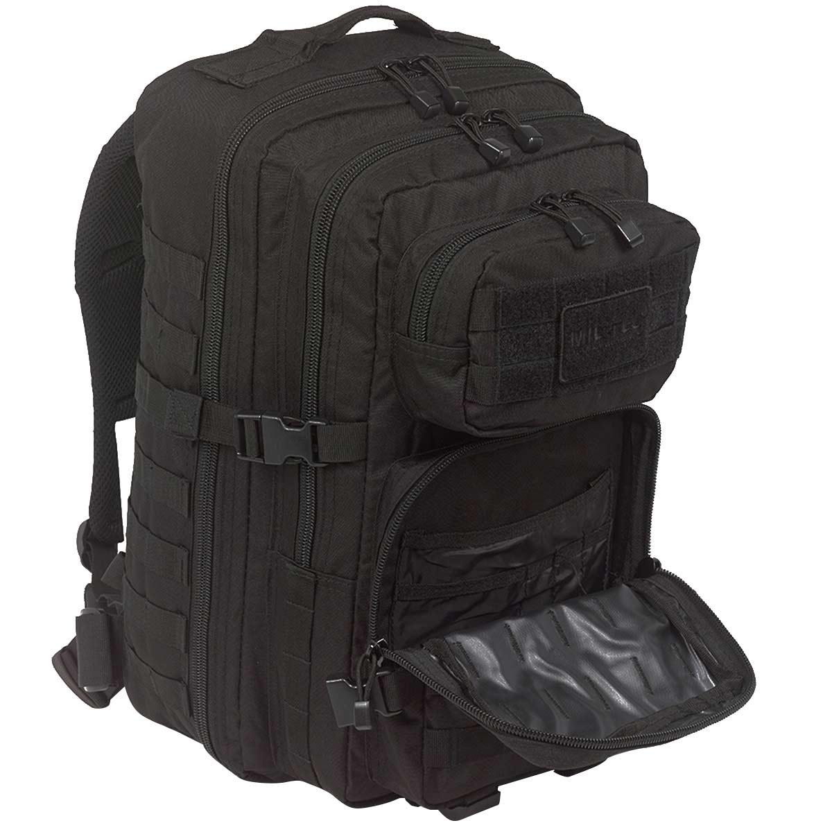 Mil Tec MOLLE Assault Pack 36L Black Military Kit