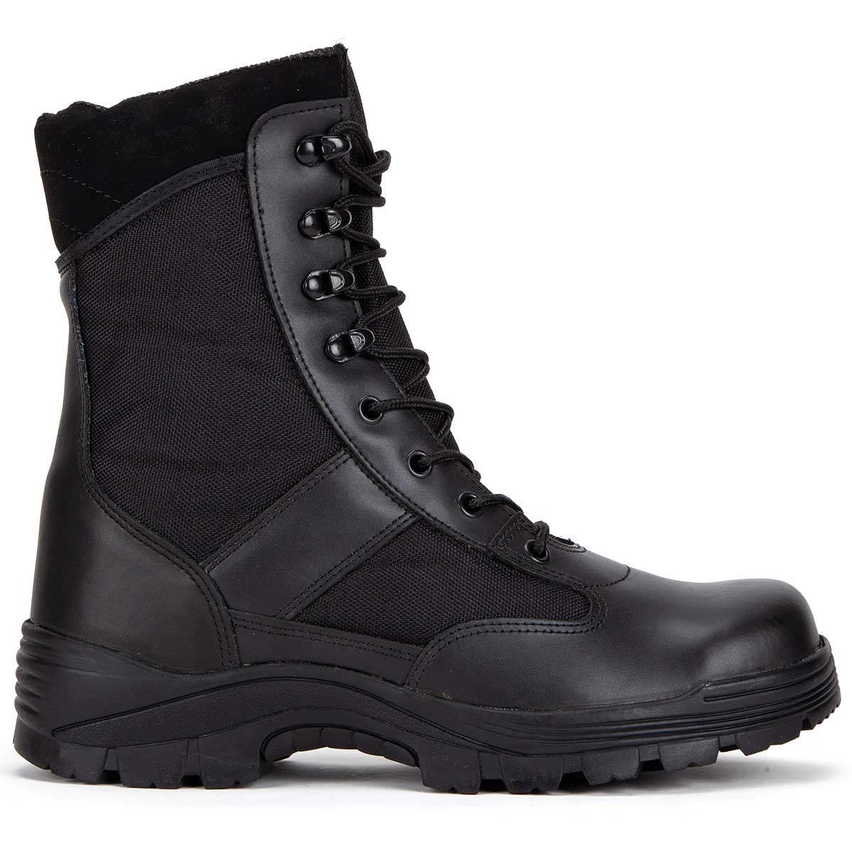 Mil Tec Black Security Steel Toe Cap Boots