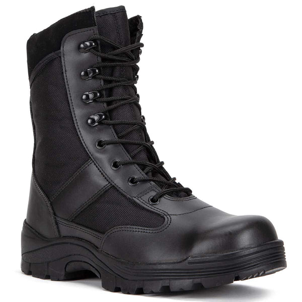 Lightweight steel toe combat boots hotsell