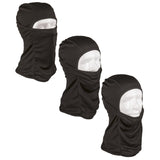 Black Mil-Tec Tactical Balaclava Wearing Options