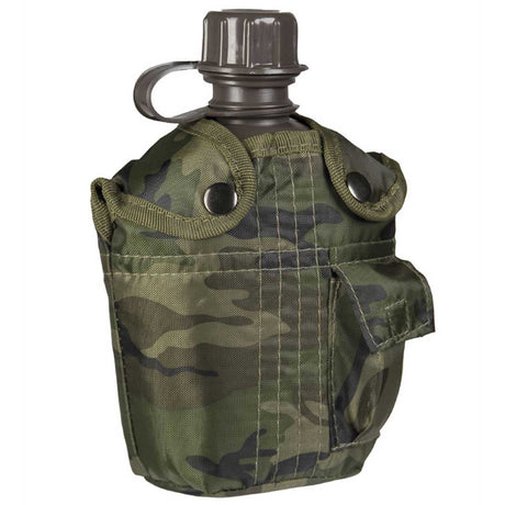 mil-tec us 1l plastic water canteen woodland