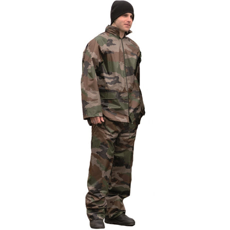 mil-tec waterproof rain suit cce camouflage