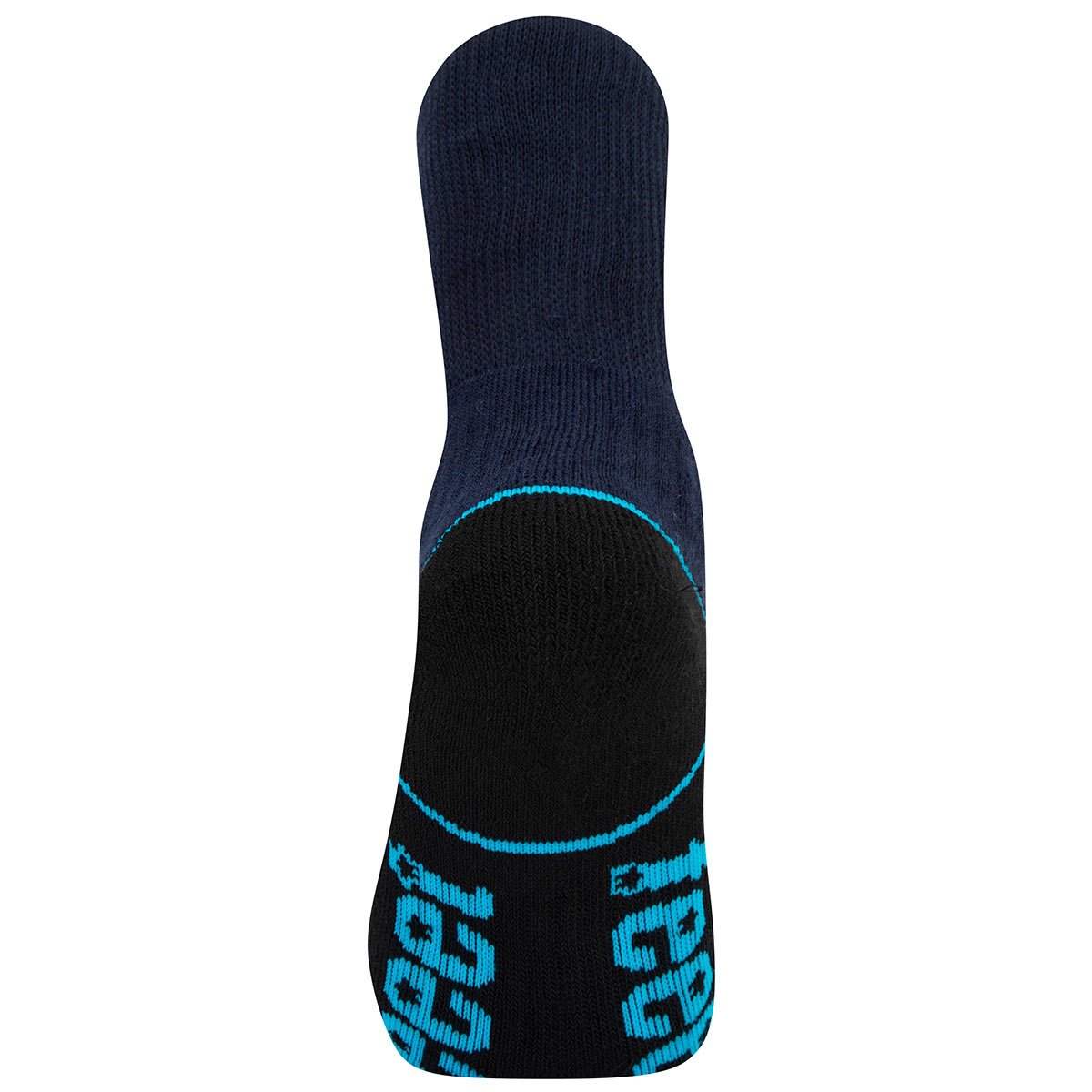 moisture wicking navy blue feeet coolmax hiker sock