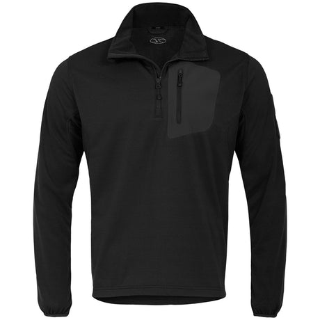 Highlander Hirta Tactical Fleece Open Collar Black