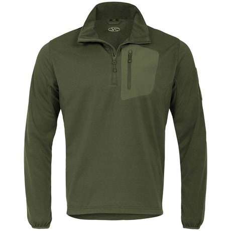 Highlander Hirta Tactical Fleece Open Collar Olive Green