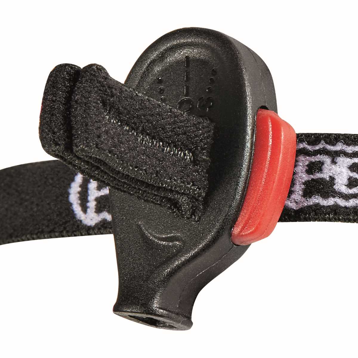 adjsutable headband on petzl e+lite headlamp